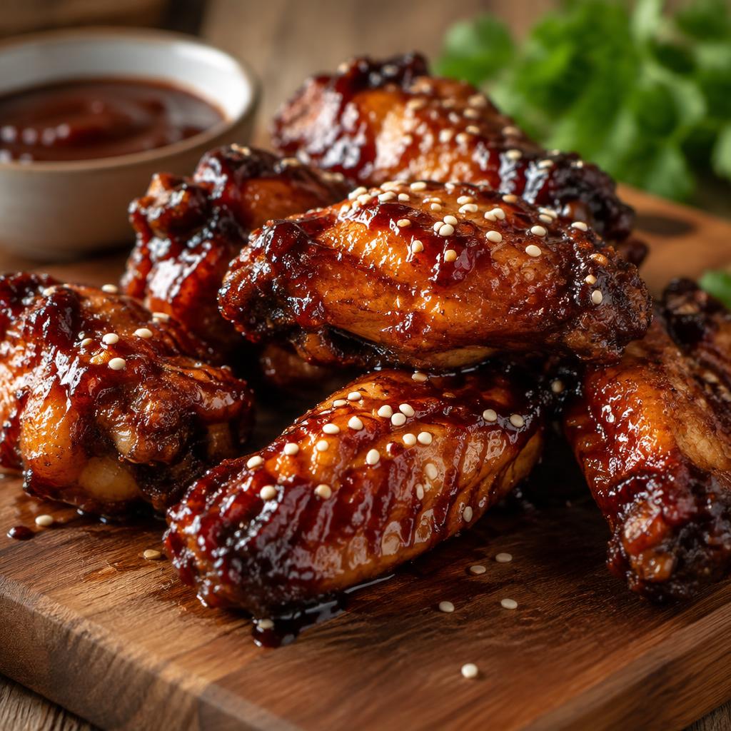 BBQ honey wings